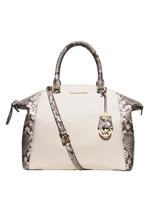 michael kors signature riley large satchel